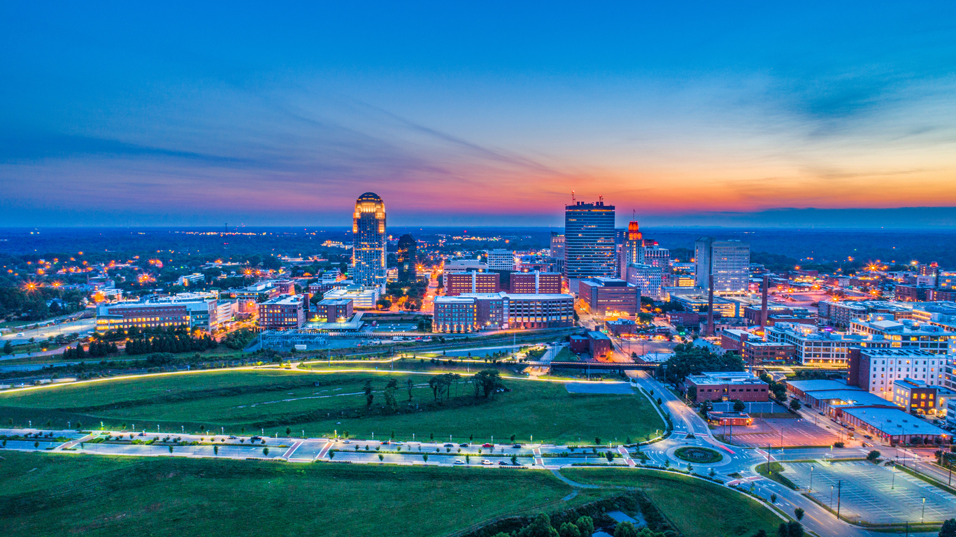 Panoramic Image of Winston-Salem, NC